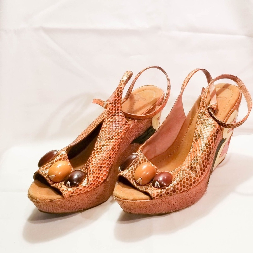 Sam Edelman Women's Leather Platform Wedges